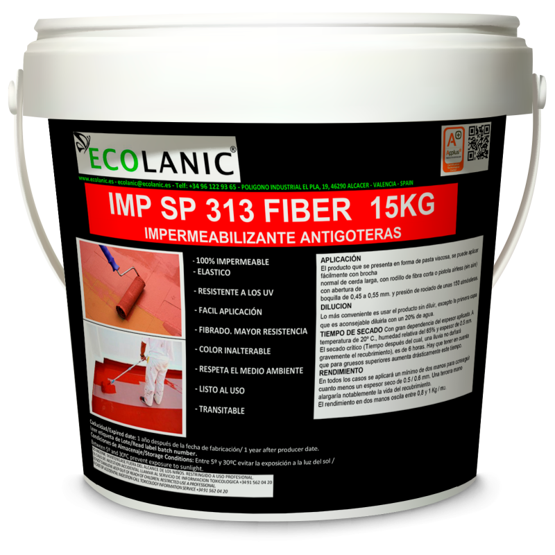 IMPERMEABILIZANTE SP313 ROJO (1/15 KG)